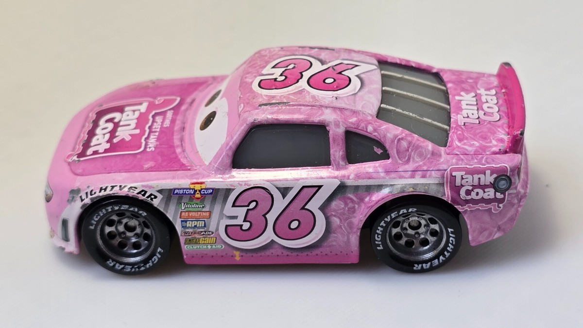 REB MEEKER 36 カーズ ミニカー DISNEY PIXAR CARS - REB MEEKER #36 TANK COAT PISTON CUP- PRE OWNED