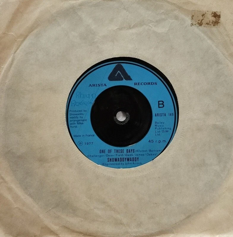 Showaddywaddy-Dancin' Party/One Of These Days Vinyl 7" Single.1977 ARISTA 149. - Image 2 of 4
