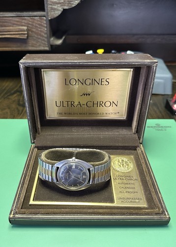 Vintage LONGINES Ultra-Chron Steel In Presentation Box