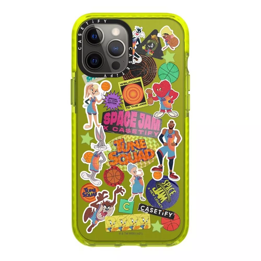 BRAND NEW Casetify X Space Jam STICKERMANIA iPhone 8 Plus 8 7 Genuine