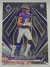 2024 PHOENIX DEVONTEZ WALKER ROOKIE FOOTBALL CARD RAVENS NFL 178 panini