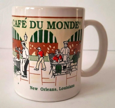 Café Du Monde Coffee Mug Cup New Orleans -The Original French Market Pre-owned