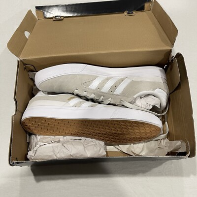 Size 12 - adidas Busenitz Vulc 2.0 Crystal White Gold Metallic