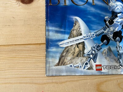 syokougyoページ‼️ホワイト＆ブラックモール Lego Instruction Manual, 8536 Bionicle Technic Book Kopaka White