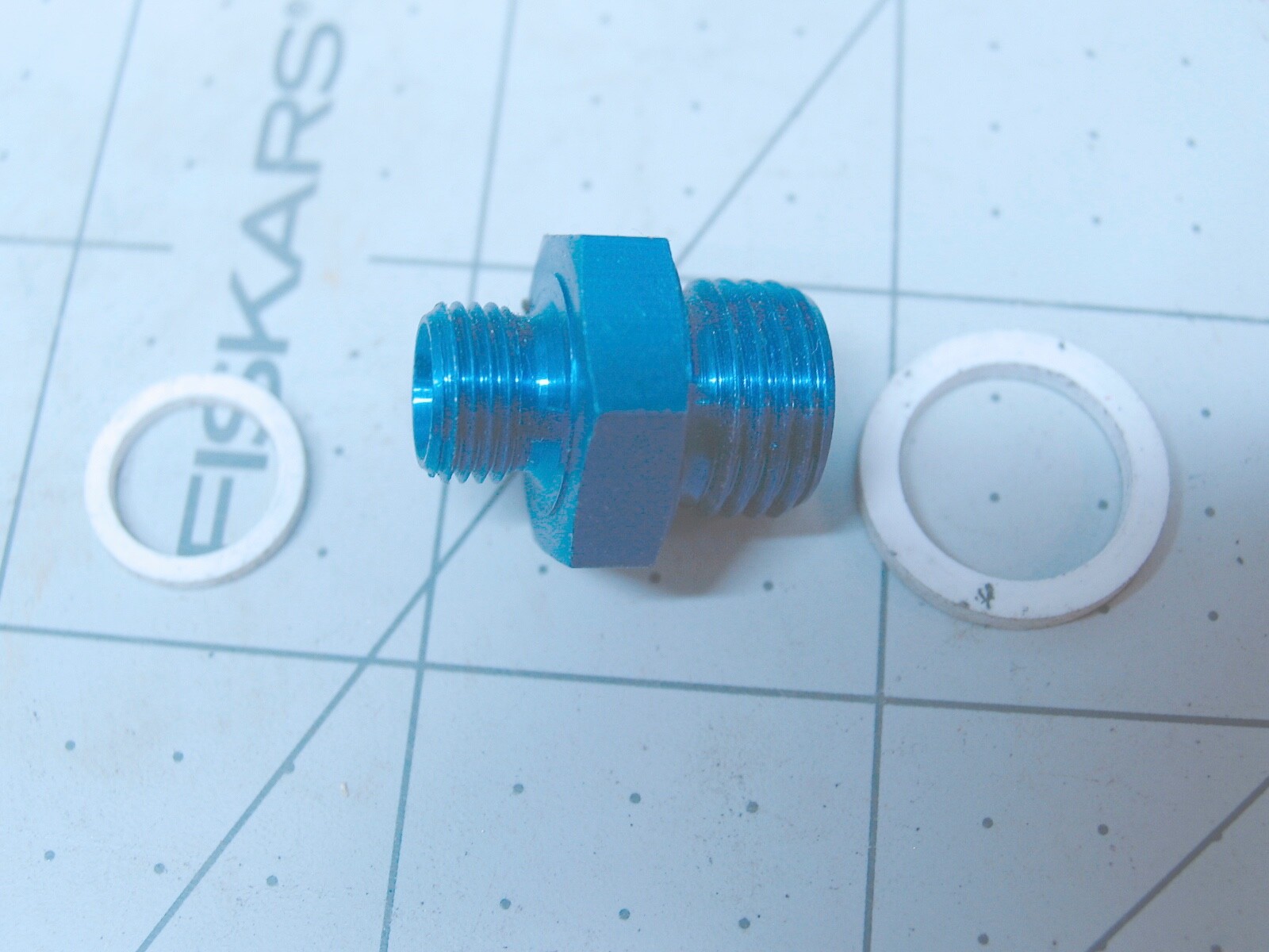 4 ( FESTO ) 3/16" Hose Fittings with 10mm-1.0mm Thread