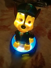 Paw Patrol Kids Night Light Chase The Police Dog LED Decor Table Lamp Blue
