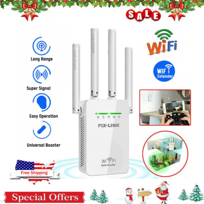 WiFi Range Extender Repeater Wireless Amplifier Router Signal Booster