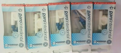  10  BOXES OF PARO BLUE  CYLINDRICAL  3 MM INTERDENTAL BRUSHES ART 1041