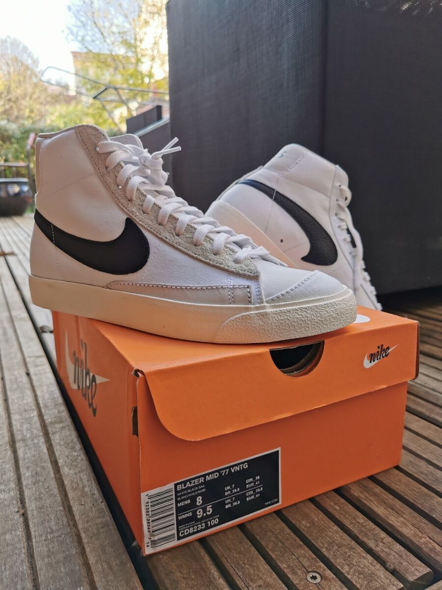 Nike Blazer Slam Jam Mid Class 77 White New With Box 1977 | eBay Nike Blazer Slam Jam Mid Class 77 White New With Box 1977 | eBay