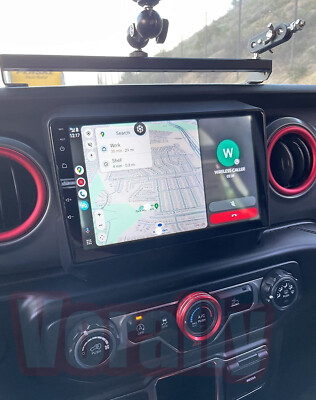 9'' For Jeep Wrangler JL 2018-2021 Android 14 Carplay Car Stereo Radio GPS+CAM