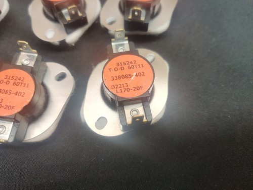 Therm-O-Disc T-O-D60T11 L170-20F Furnace Limit Switch 338085 Lot of 20 ...