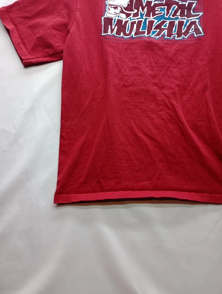 Camiseta Metal Mulisha Roja Gráfica Jóvenes Niños Talla XL Manga Corta Foto 2 de 4