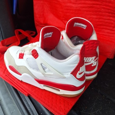 Nike SB Retro Jordan 4 SP 'Varsity Red' Friends & Family DR5415-106 Size 13 RARE