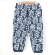 mina perhonen Women's Navy Cotton Cropped Pants 38 Good Used