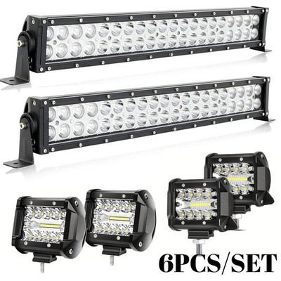 22 inch Led Work Light Bar Spot Flood Combo Offroad 4WD For Ford Truck SUV ATV