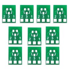 100PCS SOT23 SOT23-3 Turn SIP3 -Side SMD Turn to DIP Adapter Converter2042