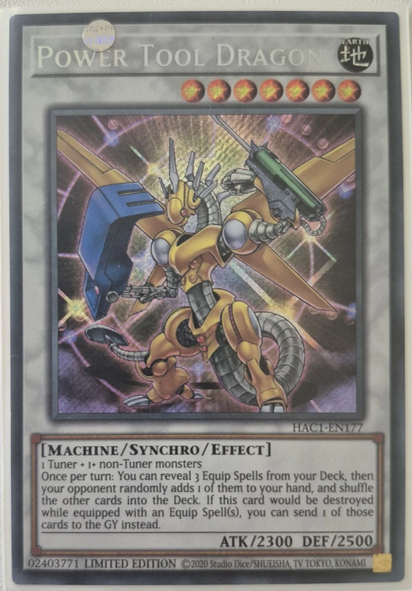 Power Tool Dragon Yu-Gi-Oh! TCG Individual Trading Card Games for