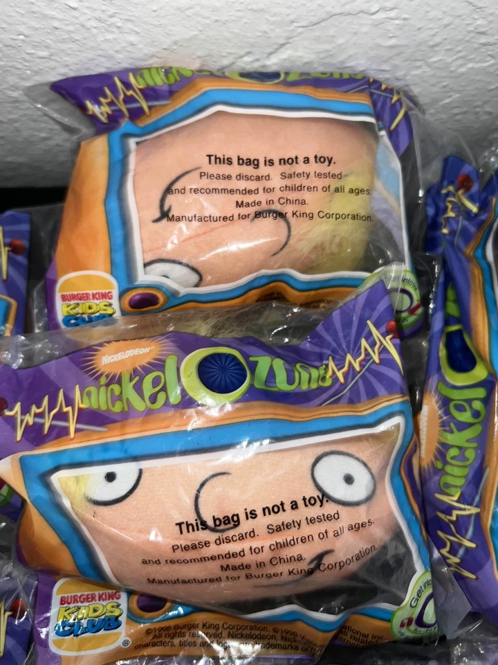 Nickelodeon Nickelodeon Nickel-O-Zone Burger King Juguetes Lote de 8 Nuevos Precintados Foto 3 de 4