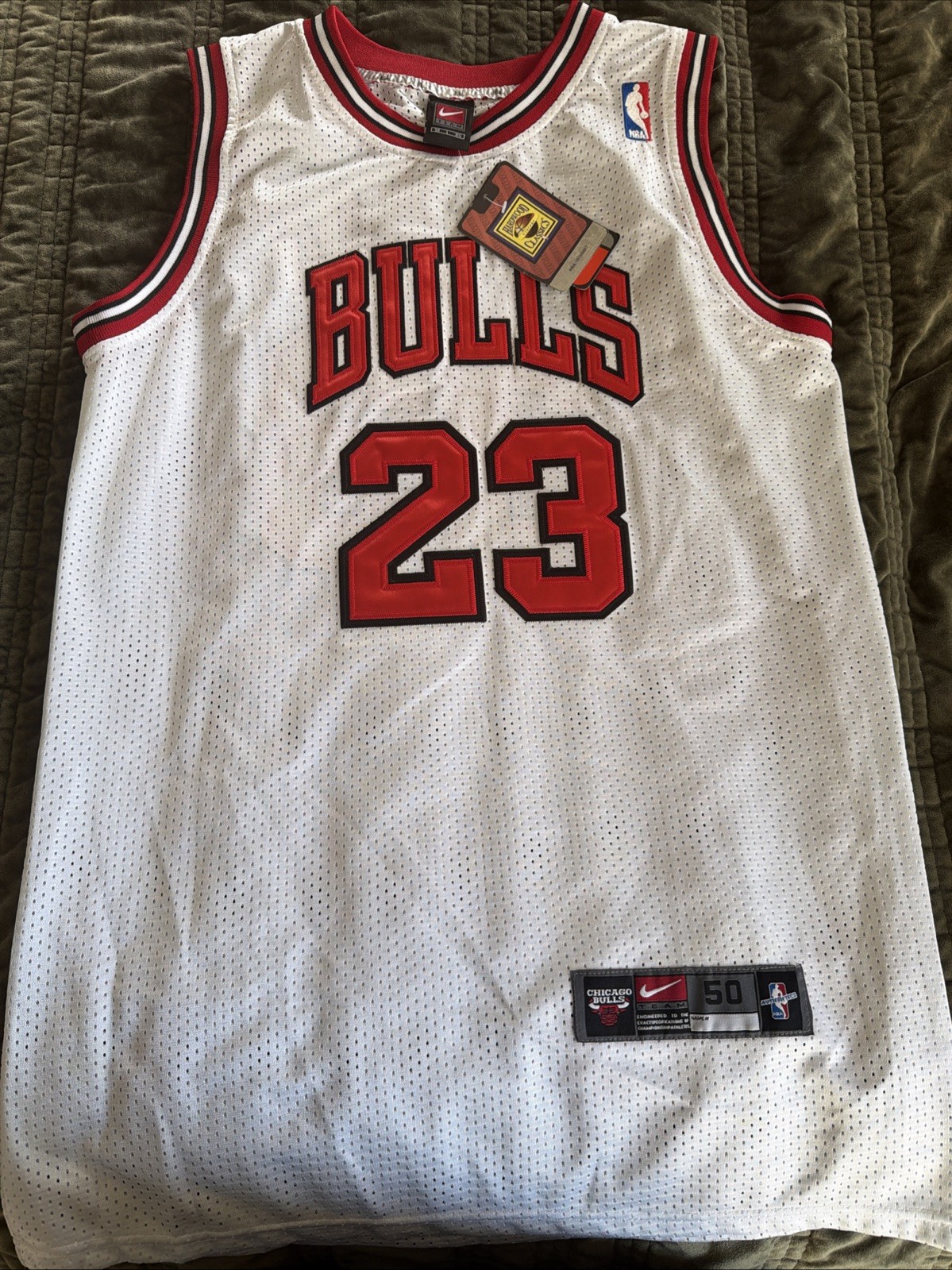 Michael Jordan Chicago Bulls Men's Nike Home Jersey Size 50 BNWT