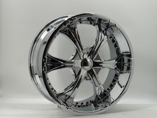 1 Wheel 22 Eco Wheels Style 812 22x9.5 Chrome 5 Lug 5x115 5x120 Et 15