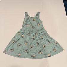 Baby Yoda Grogu Star Wars Girls Mint Sun Tank Dress Happy Threads Size 5T Soft