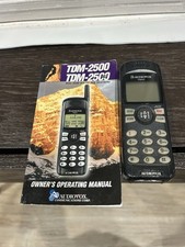 Audiovox Digital Cell Phone TDM-2500XL Black W/ Manual.No Power Cord, No Antenna