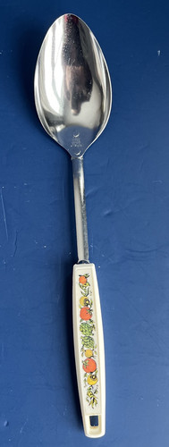 VTG SPICE O’LIFE Utencils Set Of 5 Spoon Slotted Spoon Spatula Masher Cheeser - Picture 11 of 13