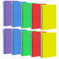 Libretas notas de bolsillo A6 de 4x6 en espiral para el hogar escuela y oficina