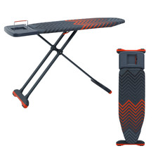 Large Ironing Board 125×45cm | Extra Wide Surface, Foldable with Steam Holder.