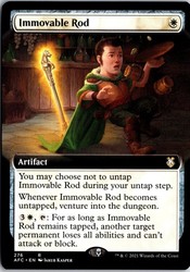 Immovable Rod (Extended Art) #276 Adventures in the Forgotten Realms MTG