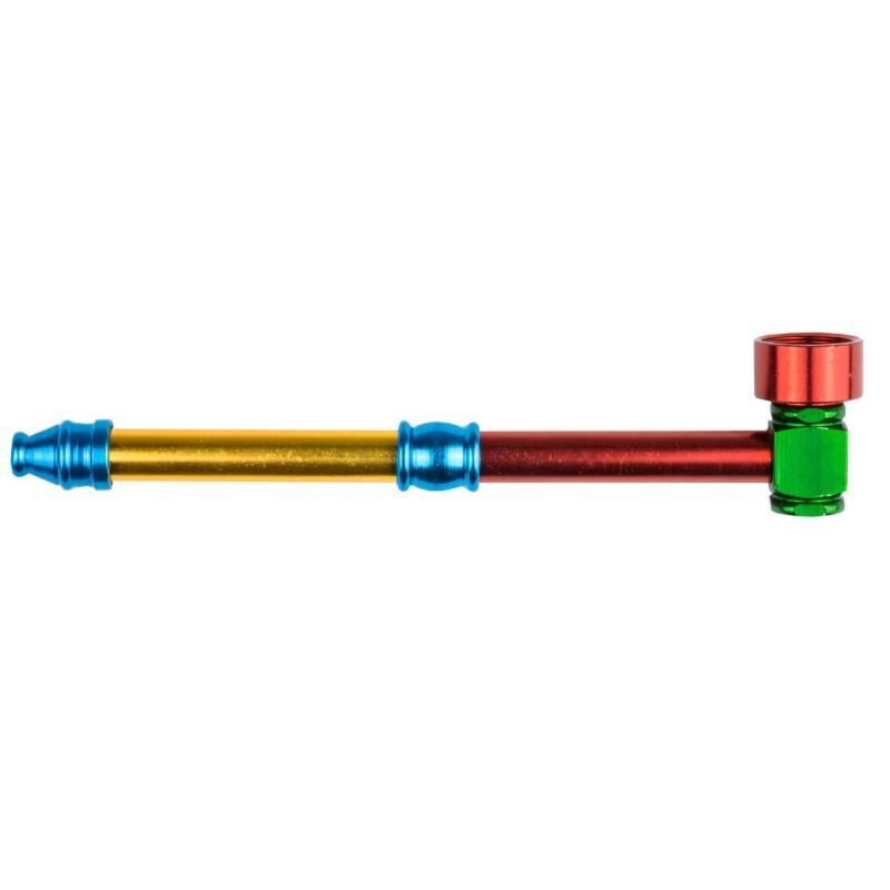Pipa de metal Weedness de 14 cm en color Pipa de tabaco Pipa de rosca Pipa...