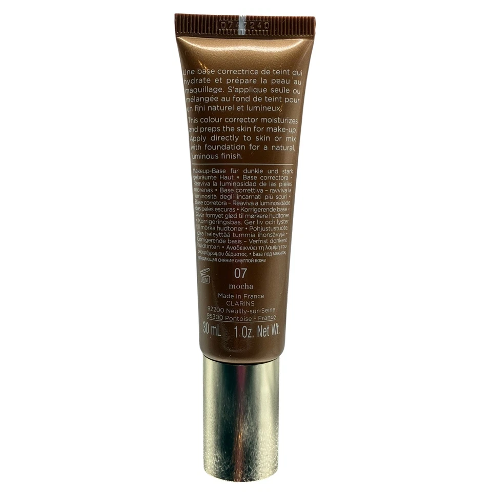 Clarins SOS Primer 07 Mocha Enhances Deep Skin Tones Blur Effect 24h Moisture - Image 3 of 3