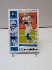 Justin Herbert 2020 Panini Chronicles #53 Rookie Card Los Angeles Chargers. rookie card picture