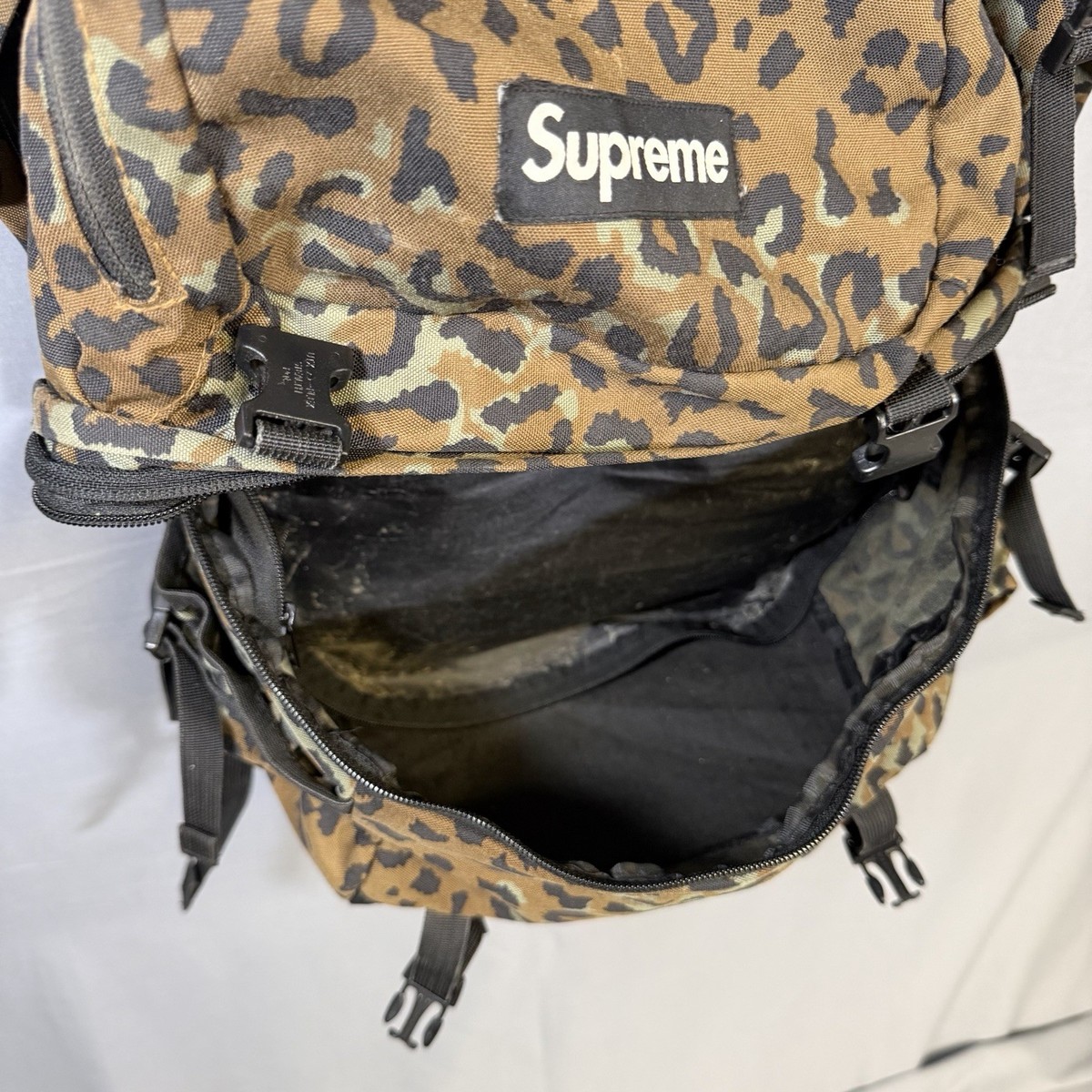 Supreme Guide 28 Backpack Leopard Camo SS2010 Box Logo YKK Rare | eBay