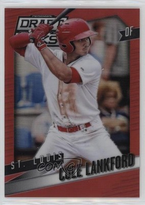 2014 Panini Prizm Perennial Draft Picks Red Prizm 14/100 Cole Lankford #70 0t2