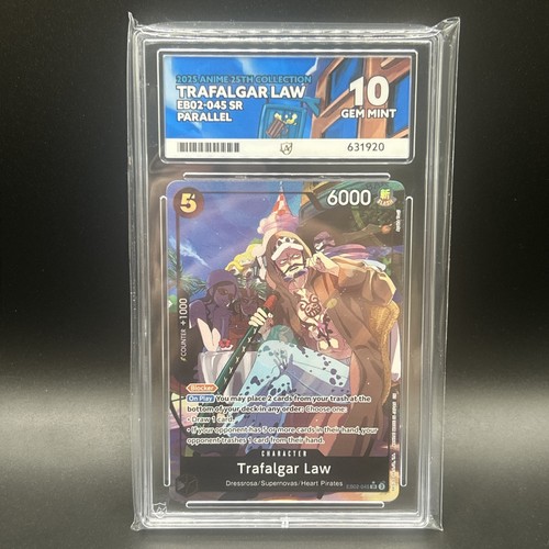 Trafalgar Law (Alternate Art) graded ACE 10 for sale on eBay