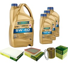 Inspektionspaket 8L RAVENOL VST 5W-40 für Opel Astra H Caravan 1.9 CDTi 16V