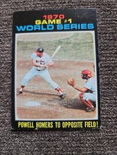 1971 World Series Game 1 #327 Boog Powelll