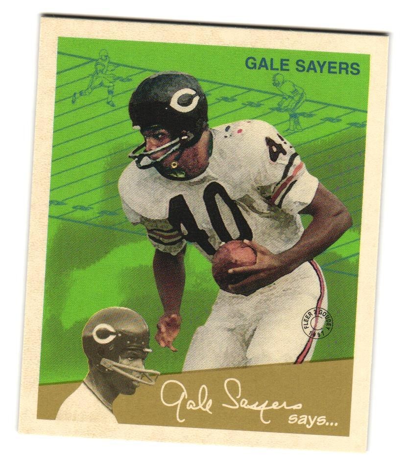 1997 Fleer 2- Goudey Series Mini Gold Gale Sayers #40