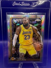 2025-26 Topps Chrome LeBron James Base Refractor Pack FRESH Lakers HOF