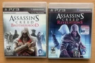 Assassins Creed PS3 Bundle Lot 2 Games / Brotherhood & Revelations