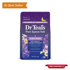 Dr Teal's Sleep Soak: Epsom Salt  Melatonin Blend for Relaxation - 3 lbs