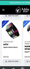 Paramount MTV Smartwatch band/strap fits Apple,Samsung & others unused/unboxed 