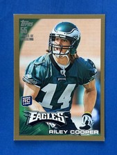 2010 Topps Gold #242 Riley Cooper RC Philadelphia Eagles #/2010