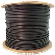 CAT5e Outdoor UV Direct Burial Gel Filled Ethernet Cable Pure Bare Copper 1000FT