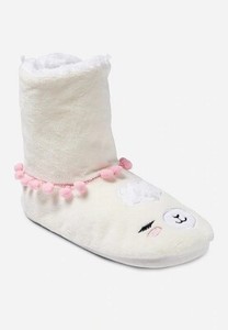 girls llama slippers