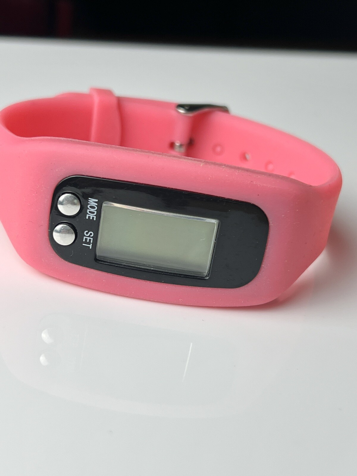 Womens Pedometer Fitness Bracelet Watch Crane Brand Pink Silicone Straps eBay