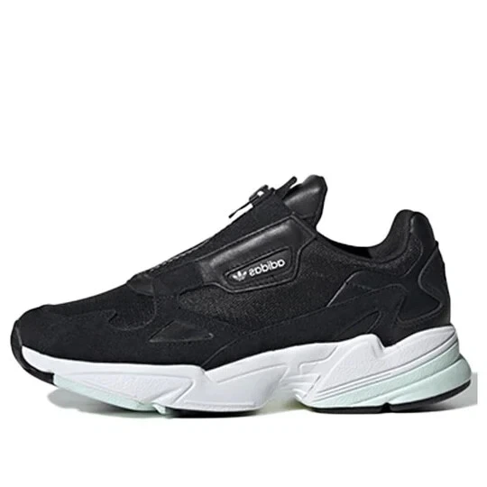 Adidas falcon black and cheap green