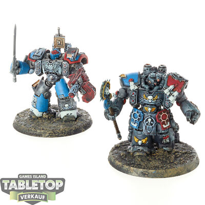 Grey Knights - 2x Centurion Devastator Squad - teilweise bemalt
