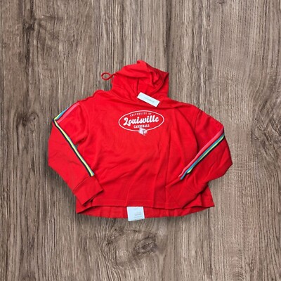 New Camp David Louisville Cardinals Red Hoodie Sweatshirt NWT Medium